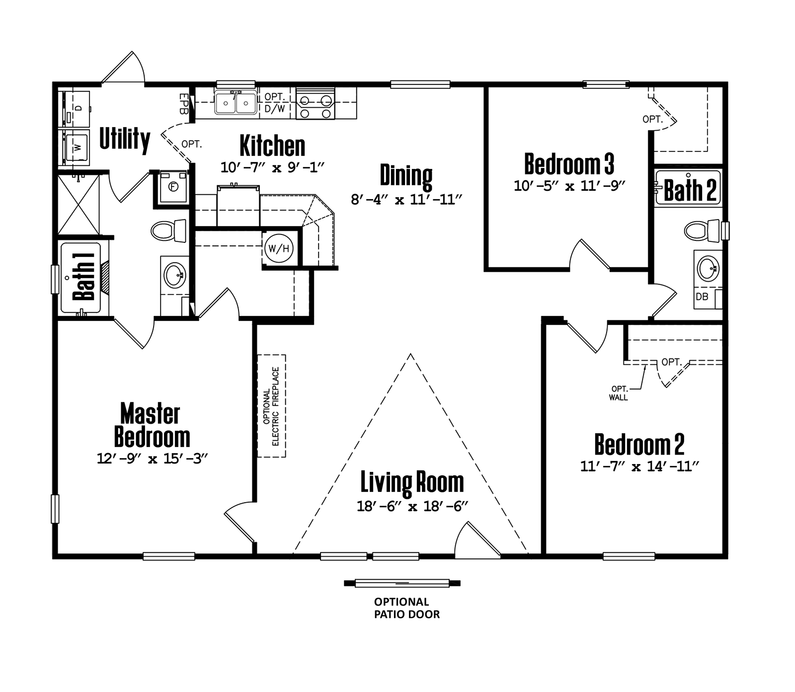 3248-32B Home Floorplan