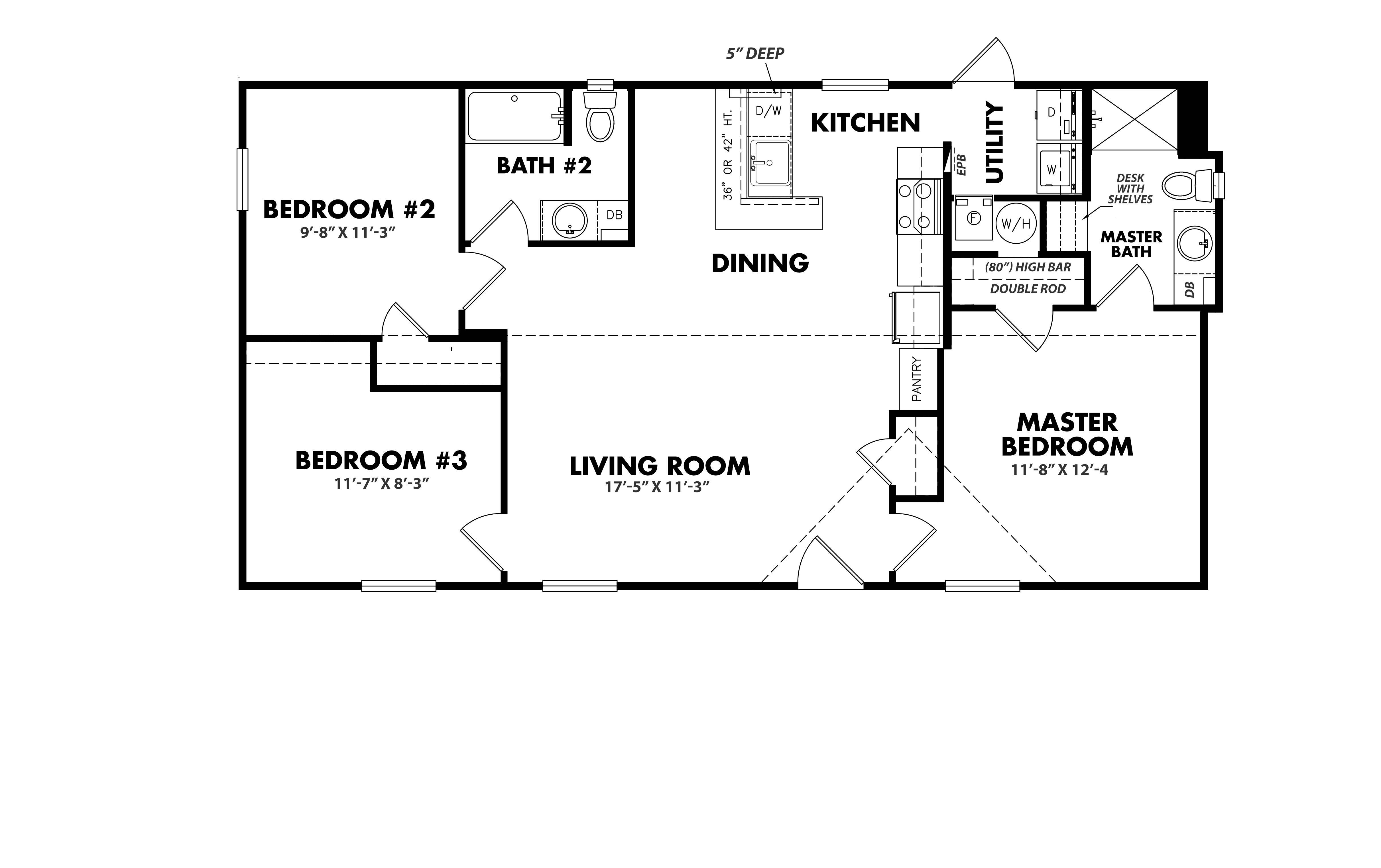 S-2448-32A Home Floorplan